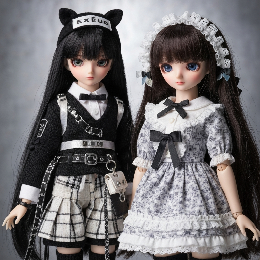Azone Pure Neemo and EX☆Cute dolls showcasing detailed styling and fashion
