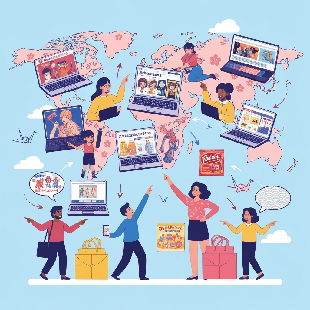 International shoppers easily buying from Japanese online stores using a proxy service