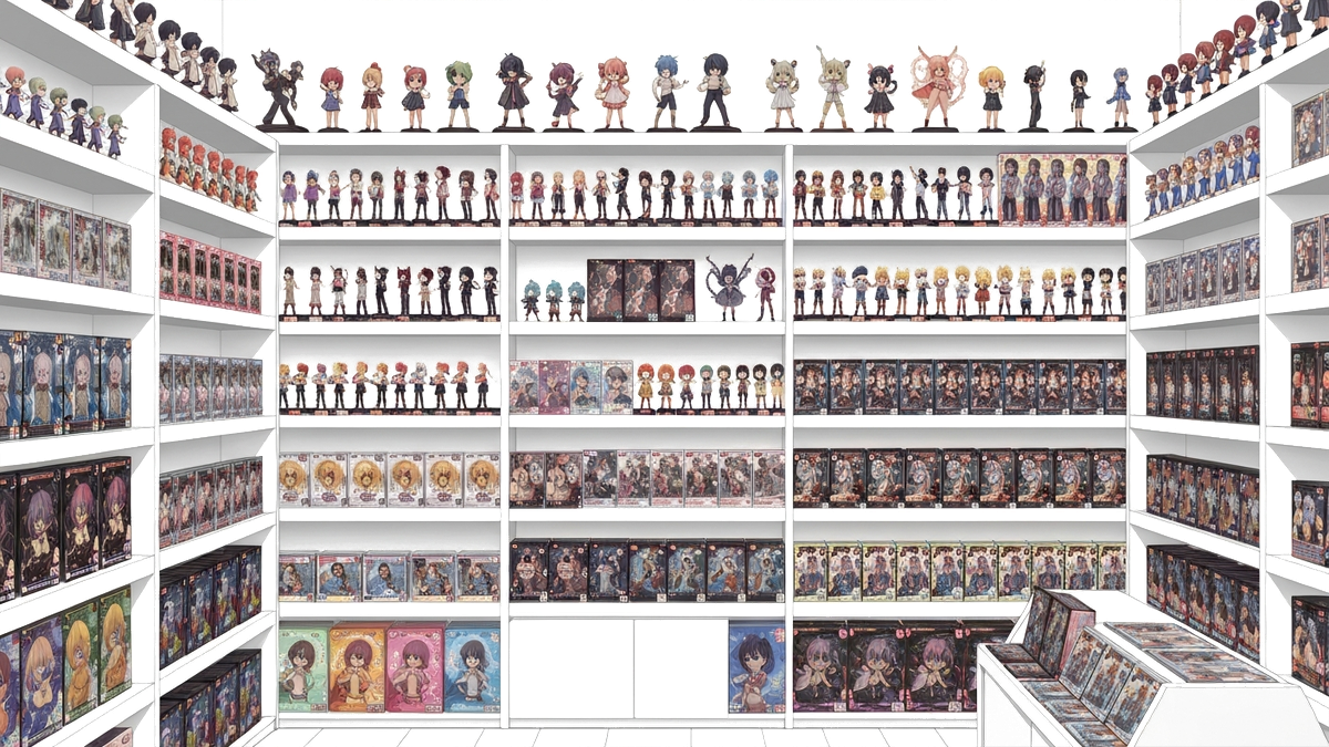 Anime collectibles stores Japan