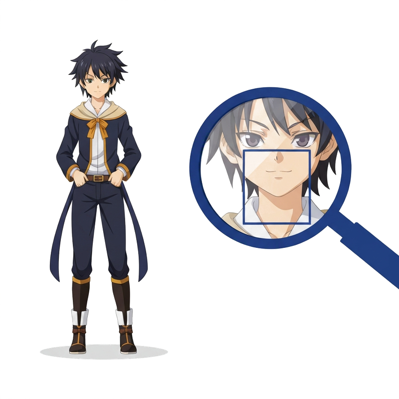 Authenticating anime figures