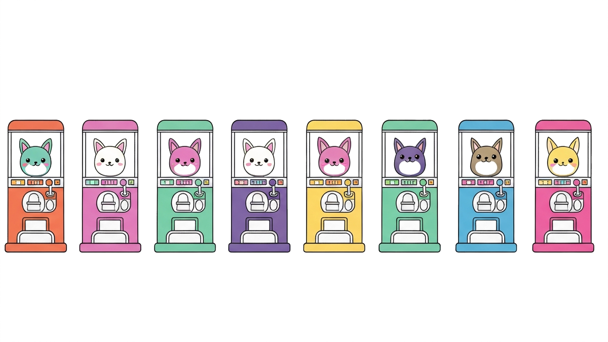 Japanese capsule toys gacha