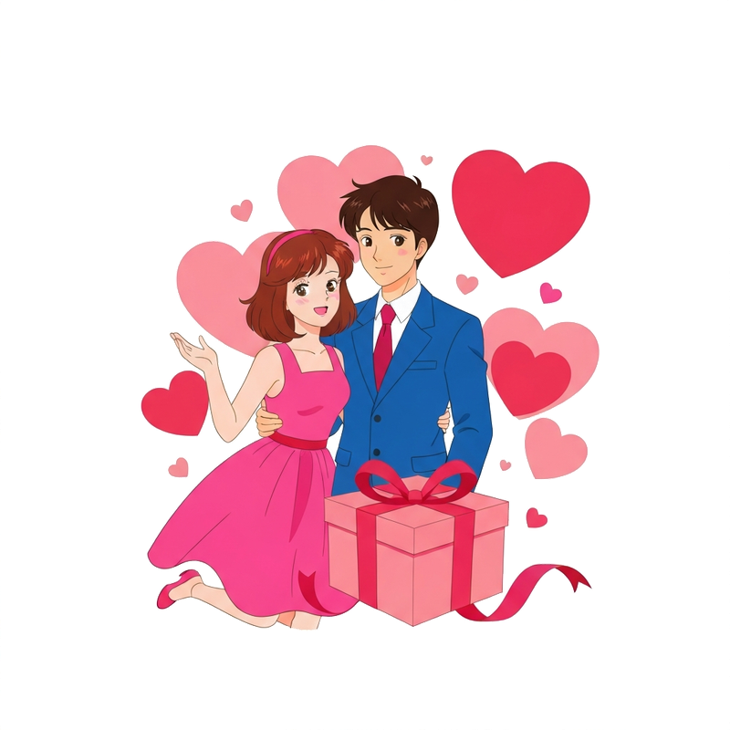 Valentine anime merchandise