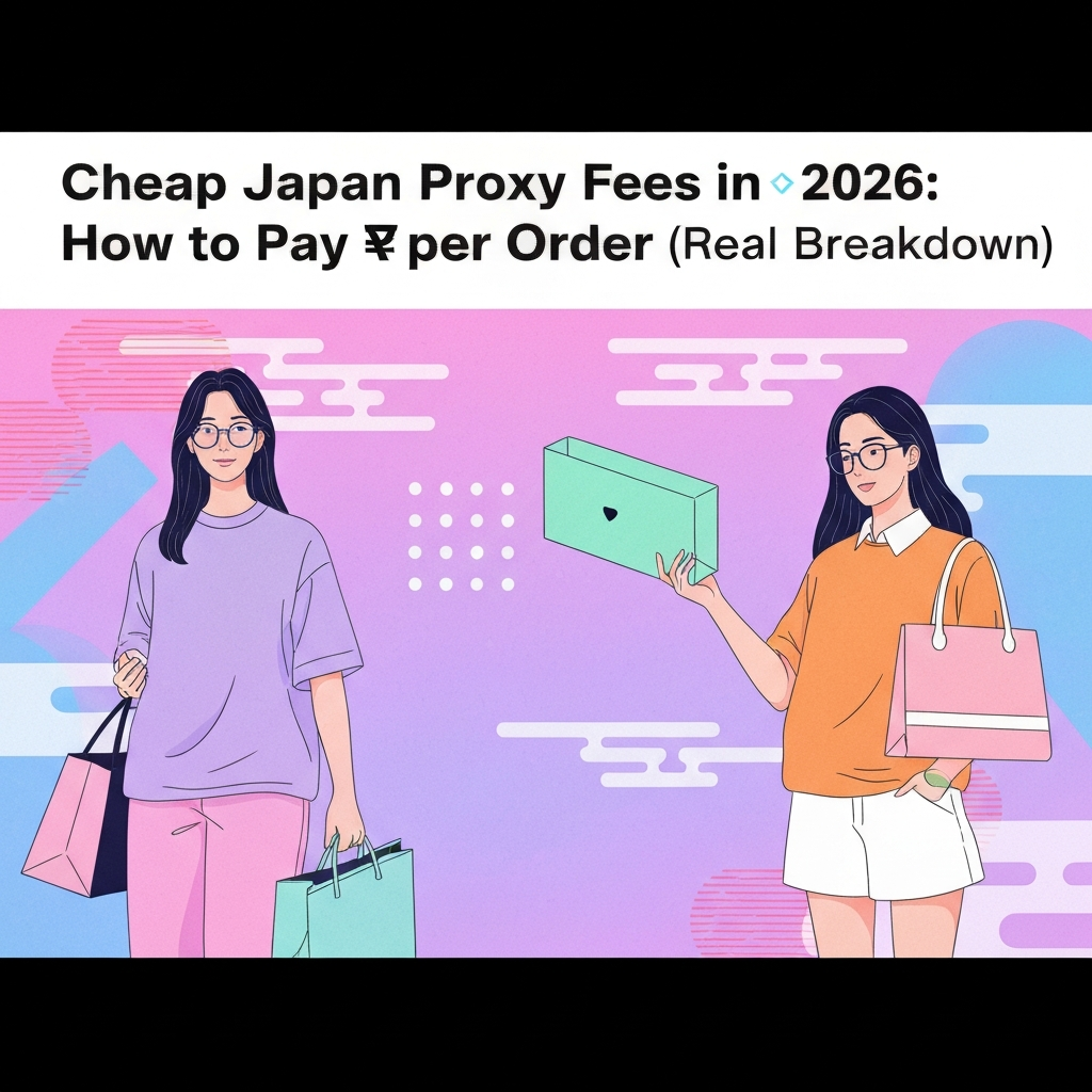 Cheap Japan Proxy Fees in 2026: How to Pay ¥200 per Order (Real Breakdown)