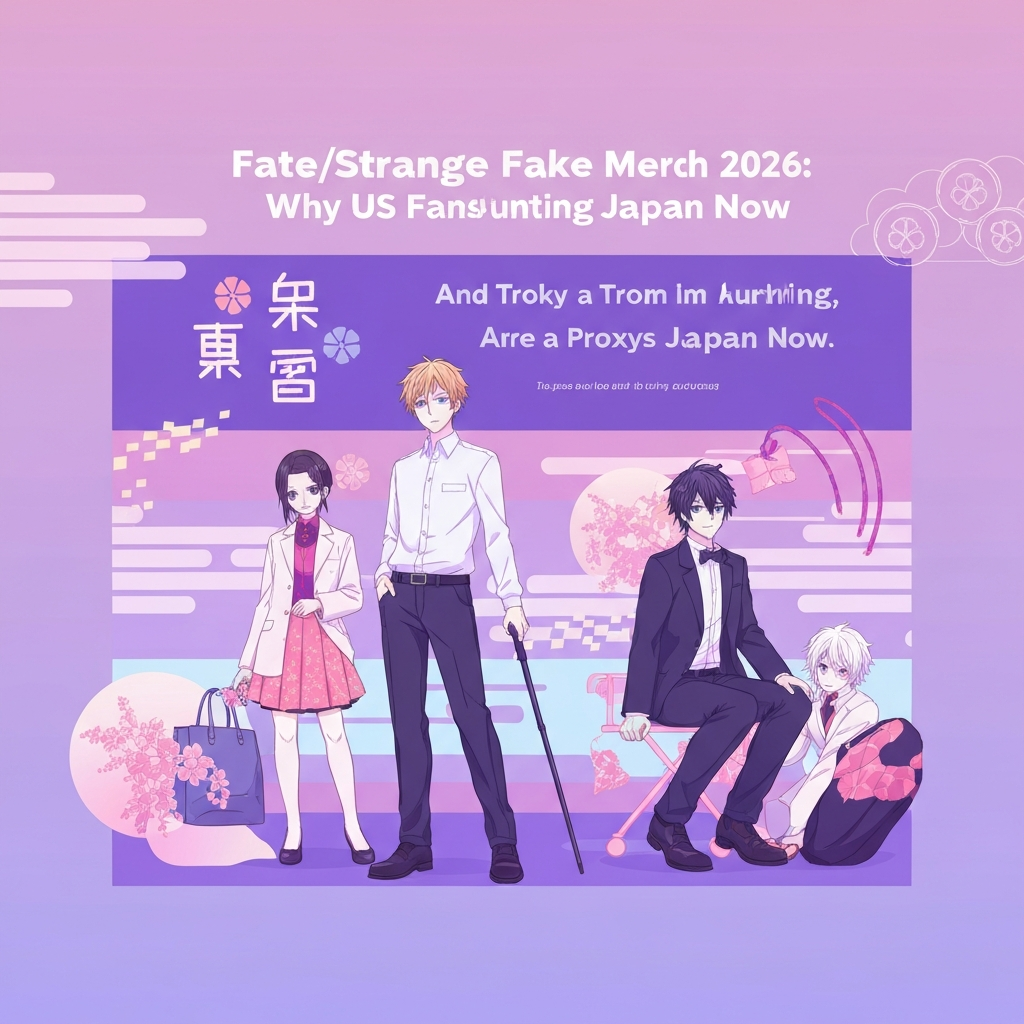 Fate/strange Fake Merch 2026: Why US Fans Are Hunting Japan Now