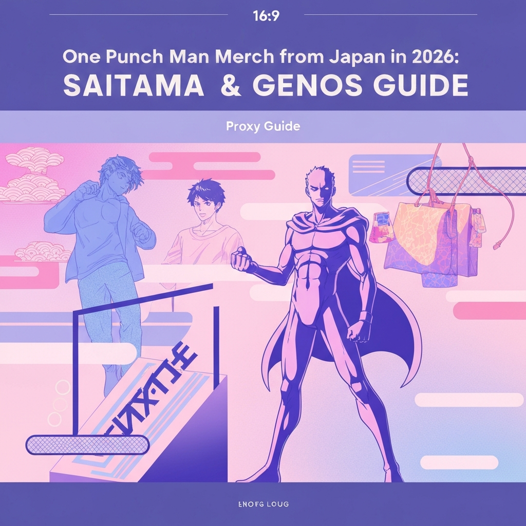 One Punch Man Merch from Japan in 2026: Saitama & Genos Guide