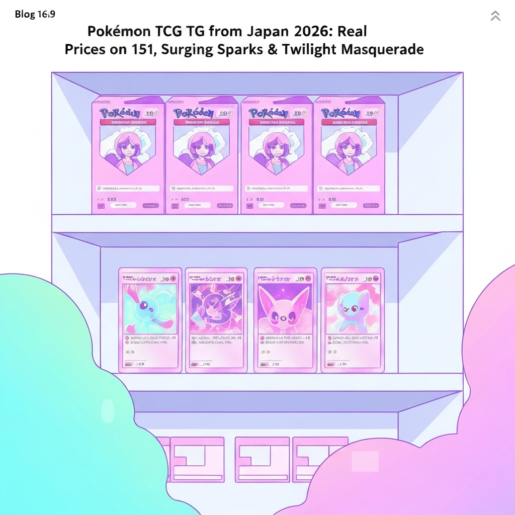 Pokémon TCG from Japan 2026: Real Prices on 151, Surging Sparks & Twilight Masquerade