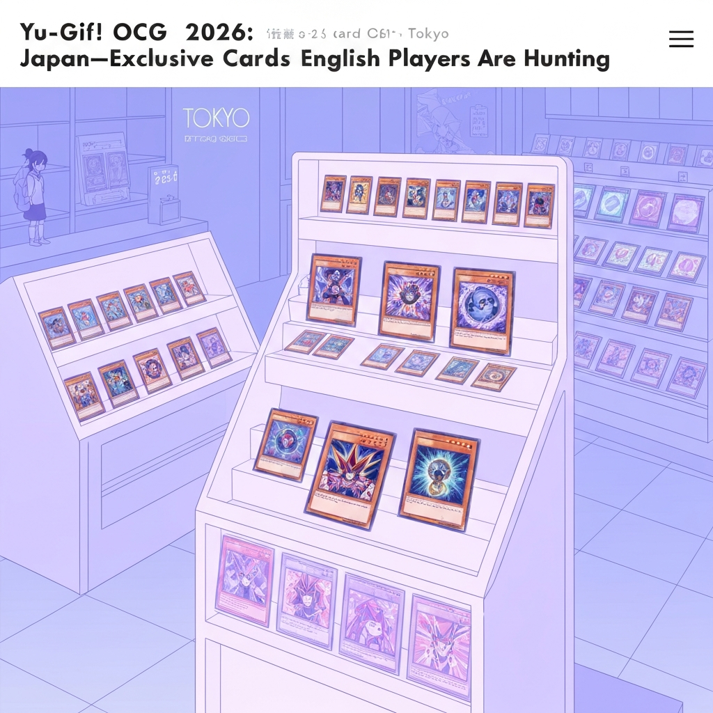 Yu-Gi-Oh! OCG 2026: Japan-Exclusive Cards English Players Are Hunting