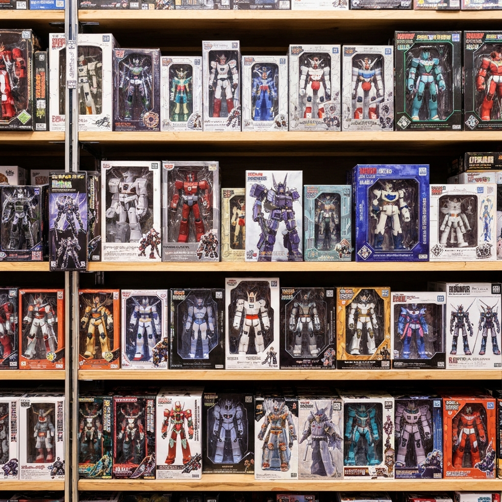 Transformers figures from Japan