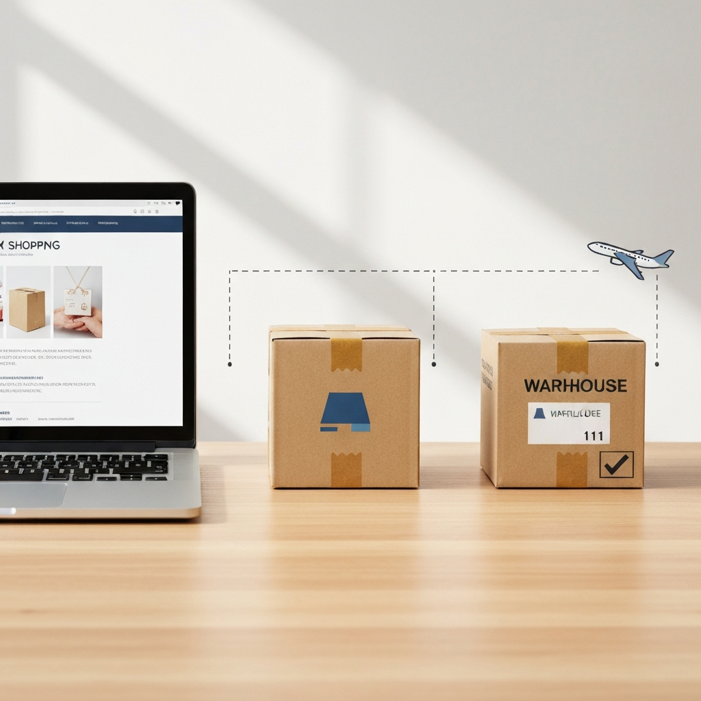 End-to-end flow of Japan proxy shopping from order to delivery
