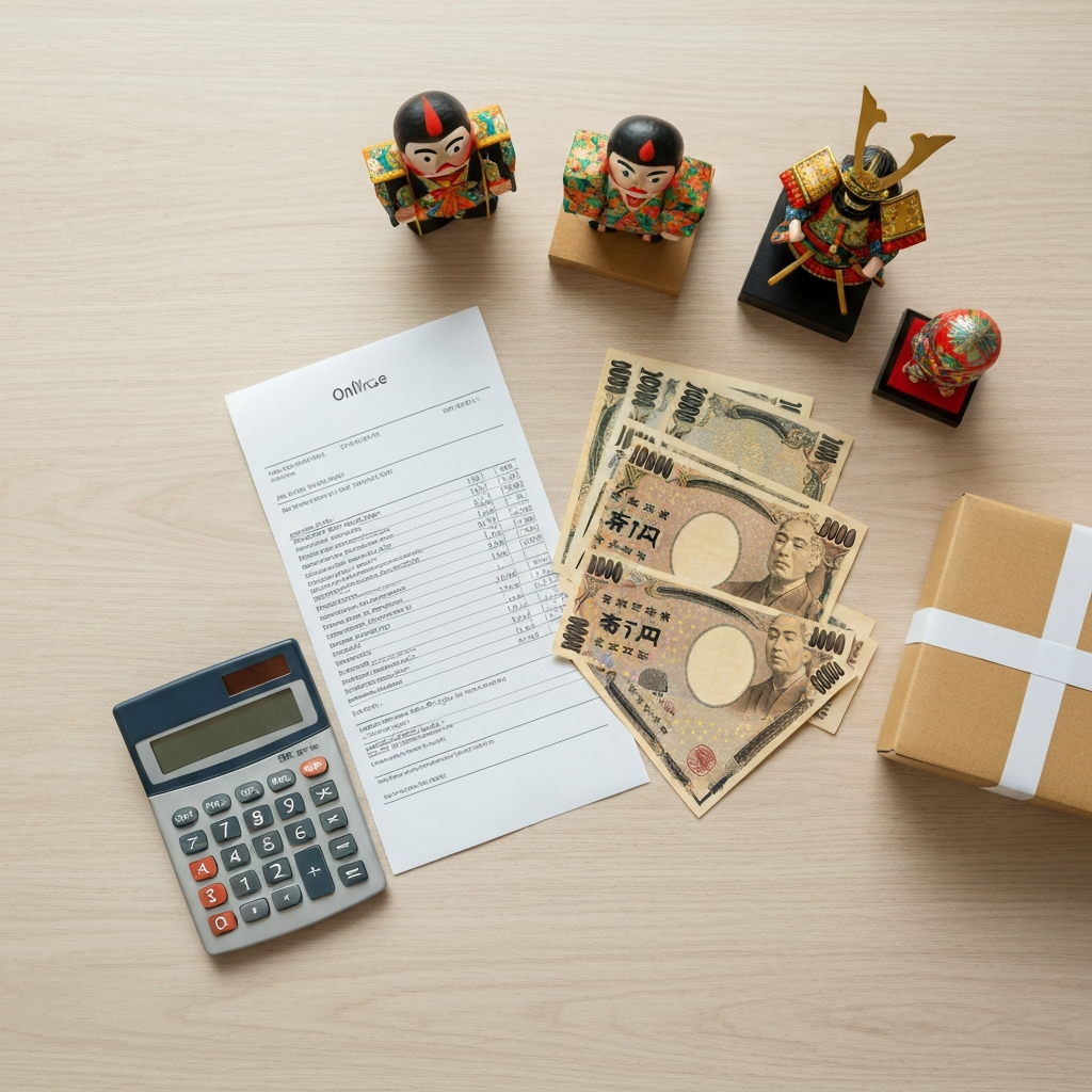 The true cost of Japan proxy shopping in 2026 laid out on a desk