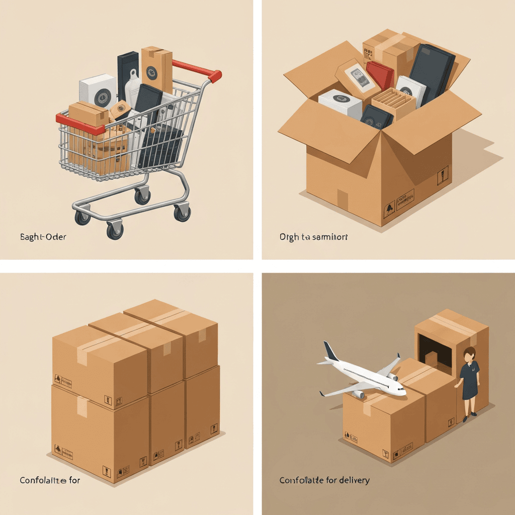 step by step proxy shopping order journey