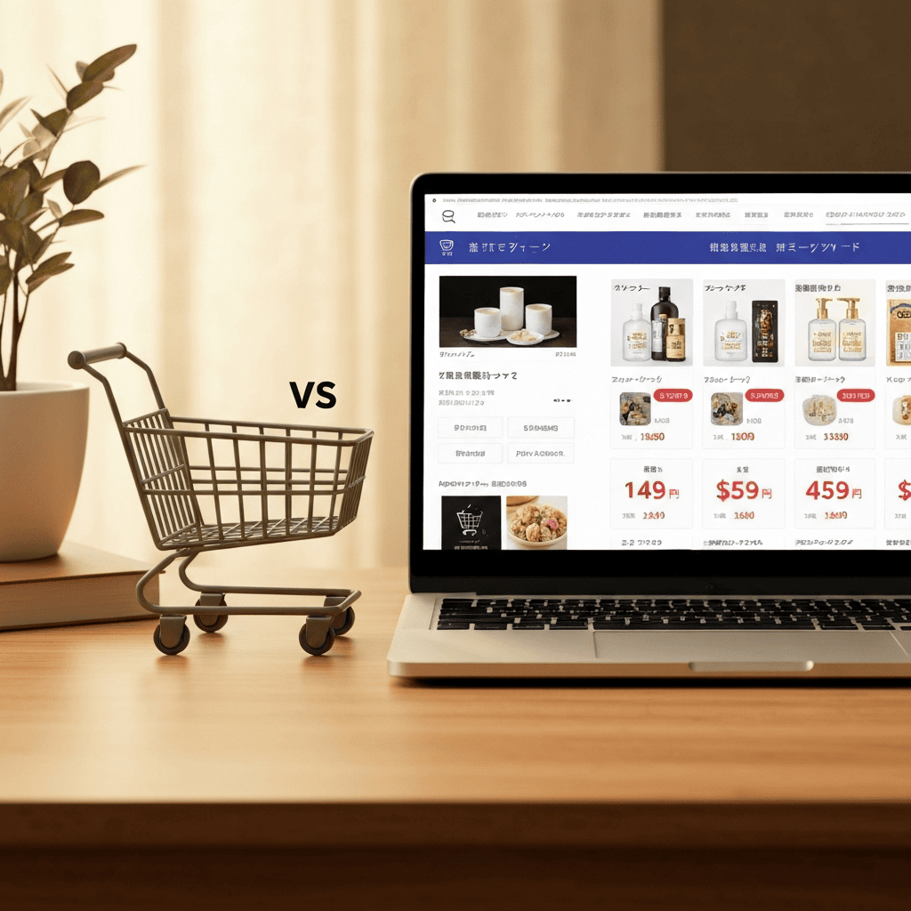 comparing two Japan proxy shopping services
