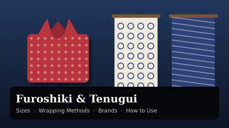 Furoshiki & Tenugui: Sizes, Wrapping Methods and Brands