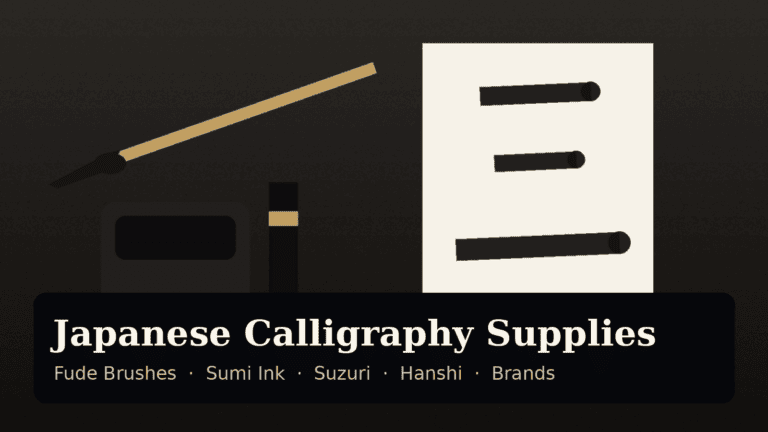 Japanese Calligraphy Supplies: Brushes, Sumi Ink and Paper