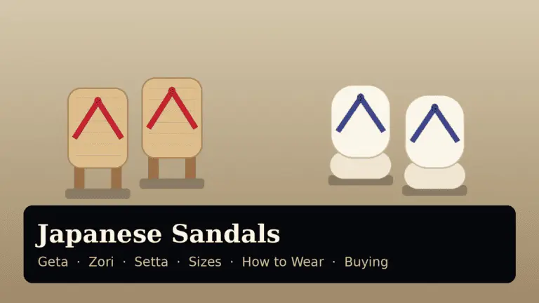Japanese Sandals: Geta, Zori and Setta Types, Sizes and Wear