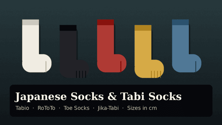Japanese Sock Brands & Tabi Socks: Tabio, RoToTo, Sizes